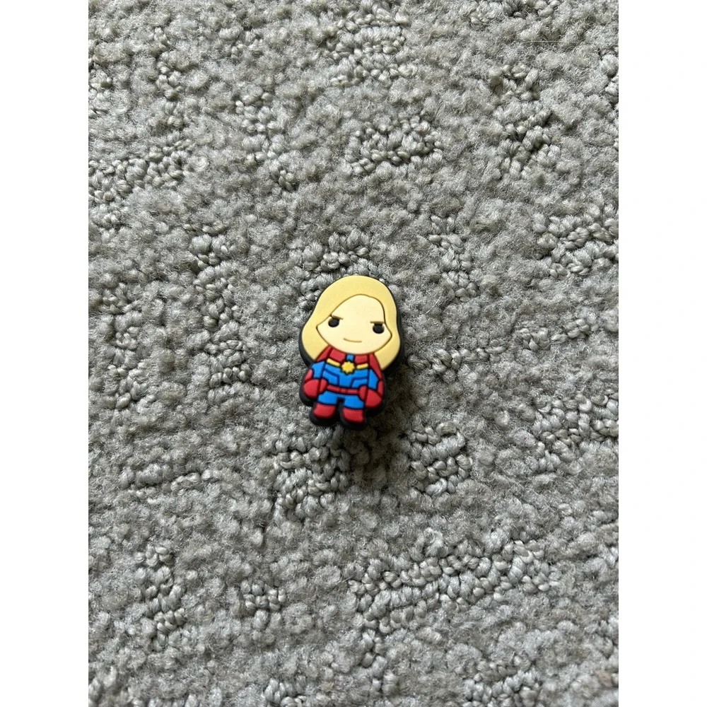 Marvel Avengers Themed Jibbitz Shoe Charms For Crocs. Lot Of 6 - Captain America